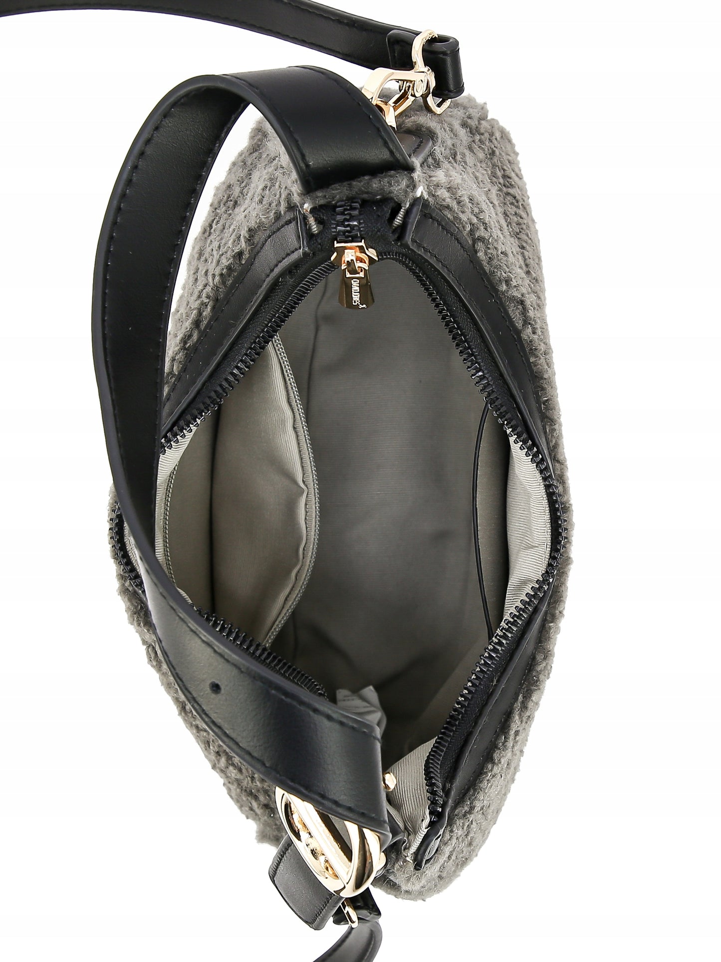 David Jones torebka damska na ramię mała sztuczne futro