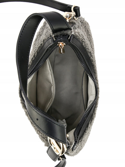 David Jones torebka damska na ramię mała sztuczne futro