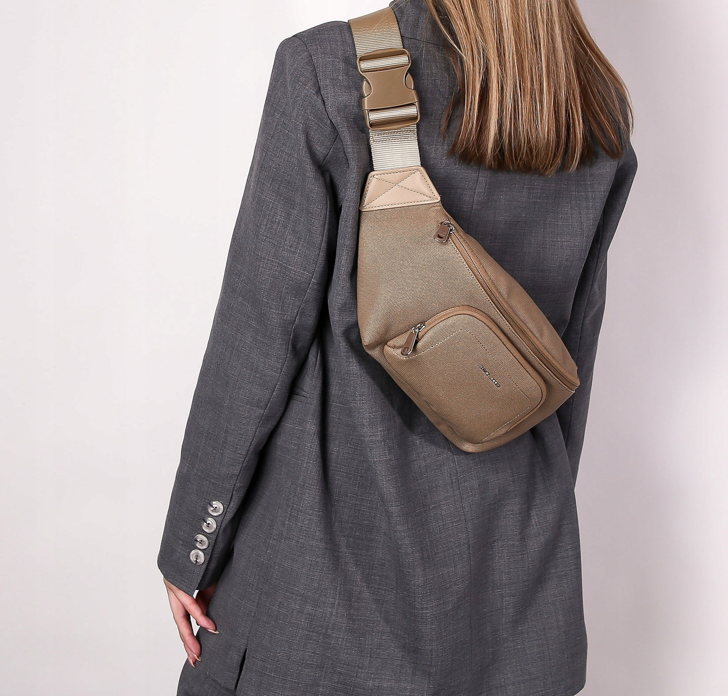 David Jones Damen-Bauchtasche, Kunstleder 