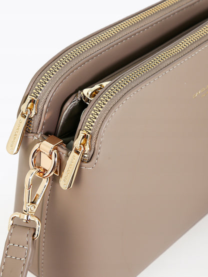 Torebka listonoszka damska David Jones skóra ekologiczna