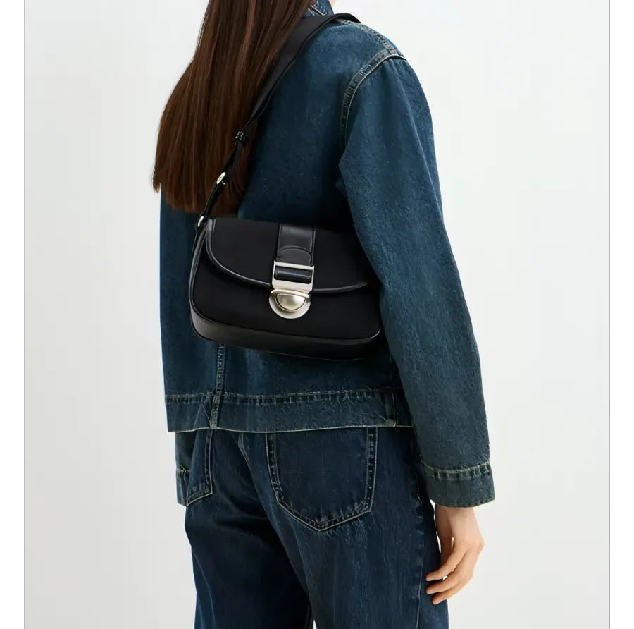 Dámská taška přes rameno David Jones, černá, z umělé kůže 