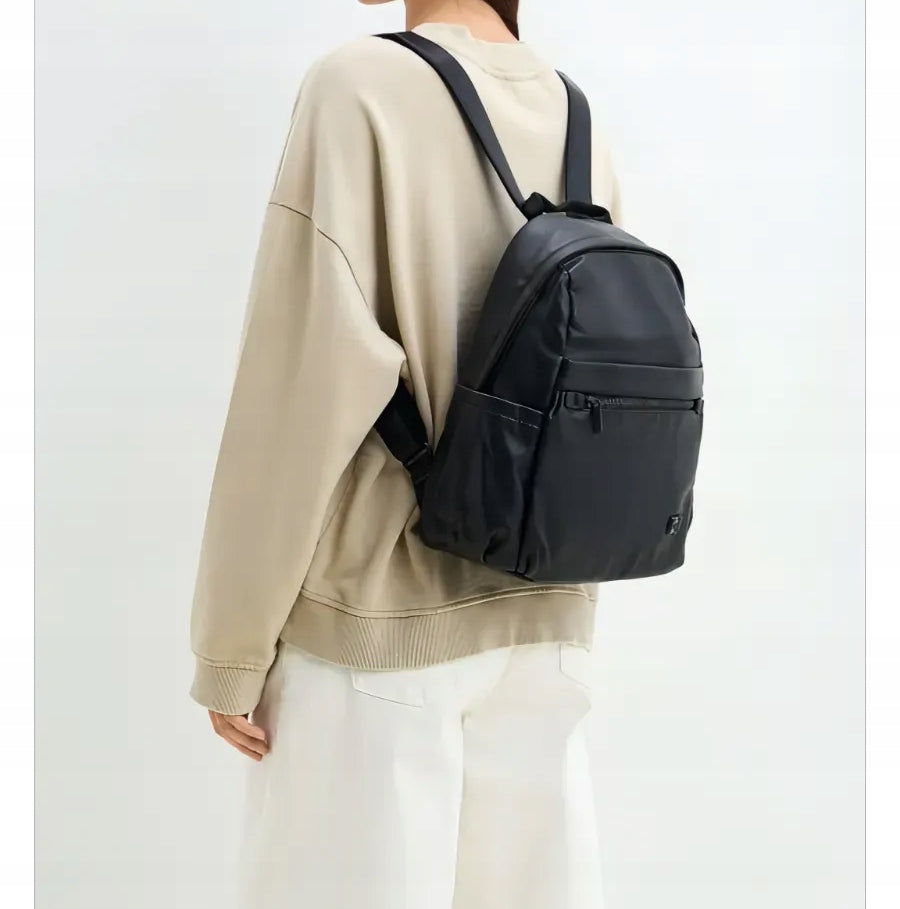 Plecak damski miejski David Jones skóra ekologiczna czarny