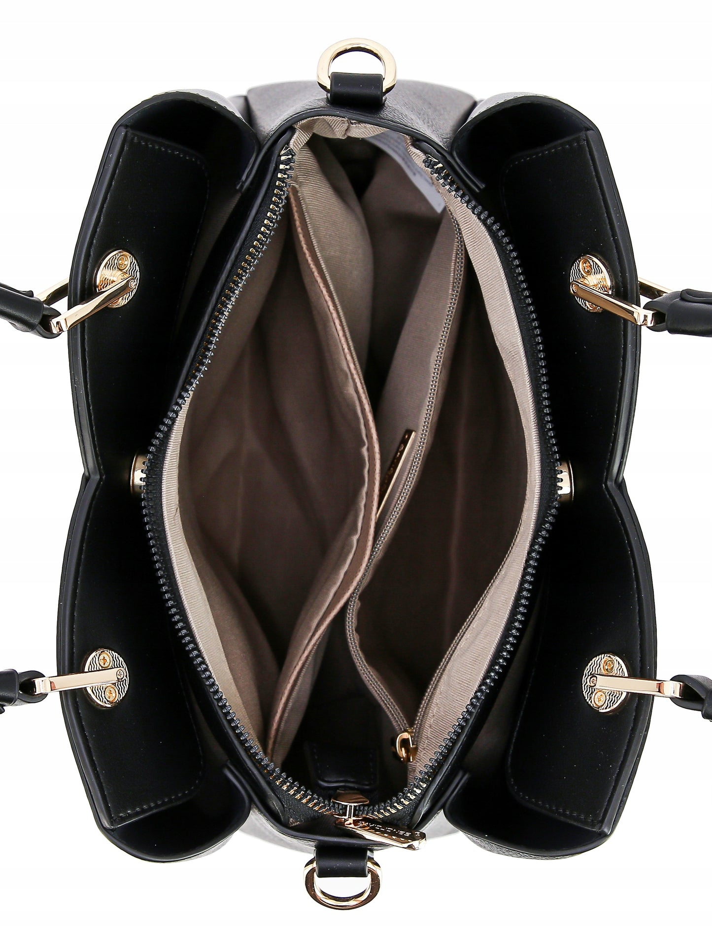 David Jones torebka damska klasyczna kuferek czarny