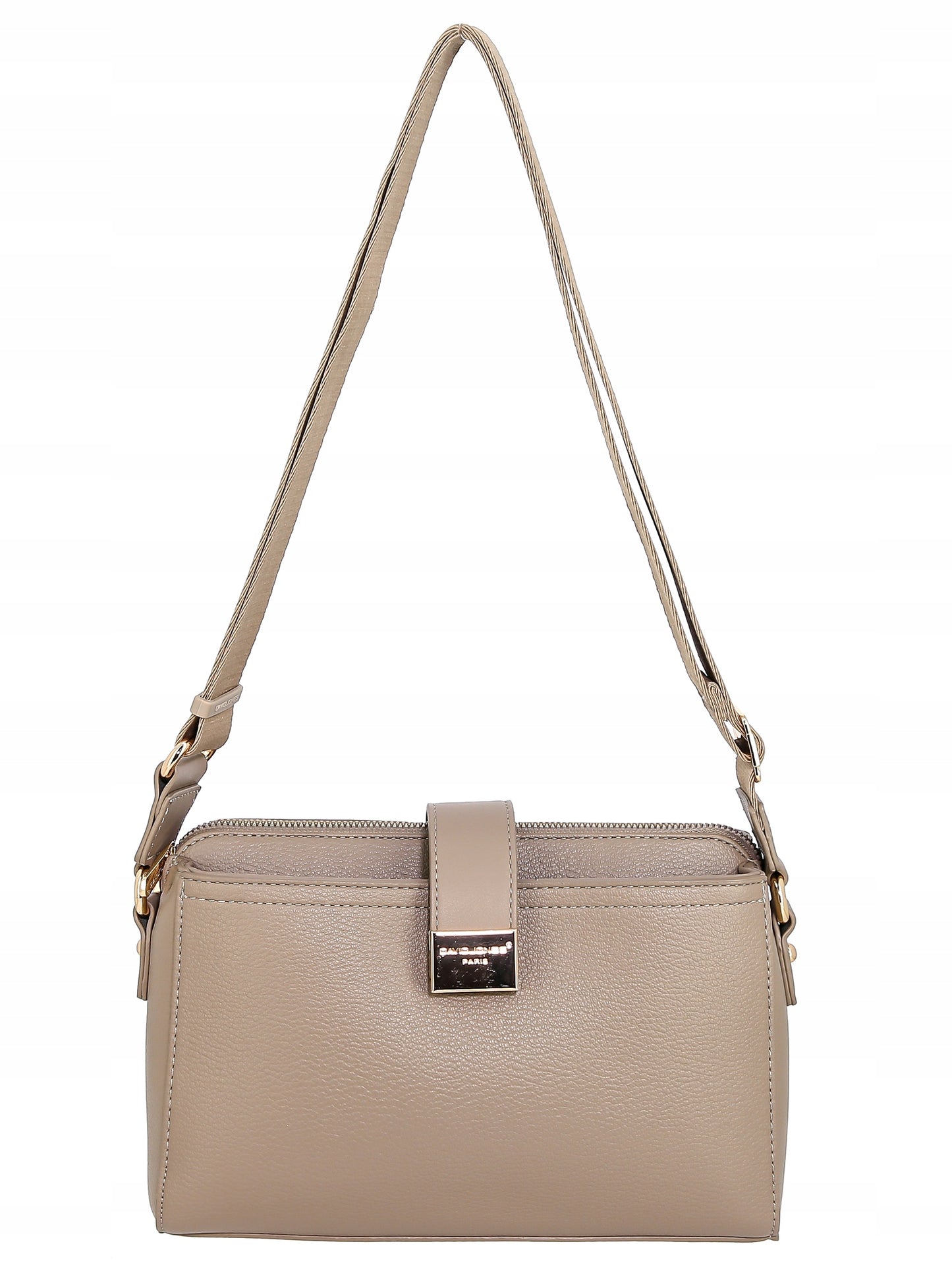 Torebka listonoszka damska David Jones skóra ekologiczna