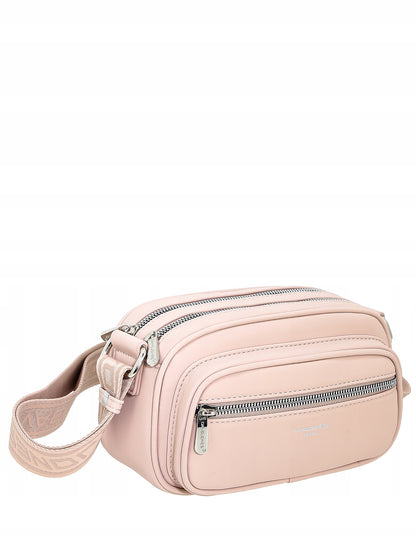 David Jones Damen-Umhängetasche, Öko-Leder 