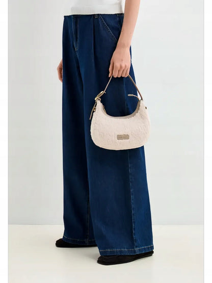 David Jones torebka damska na ramię mała sztuczne futro