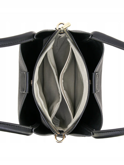 David Jones torebka damska klasyczna kuferek czarny