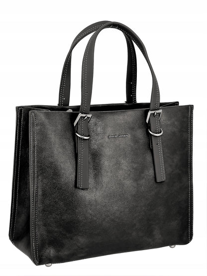 David Jones torebka damska klasyczna kuferek czarny