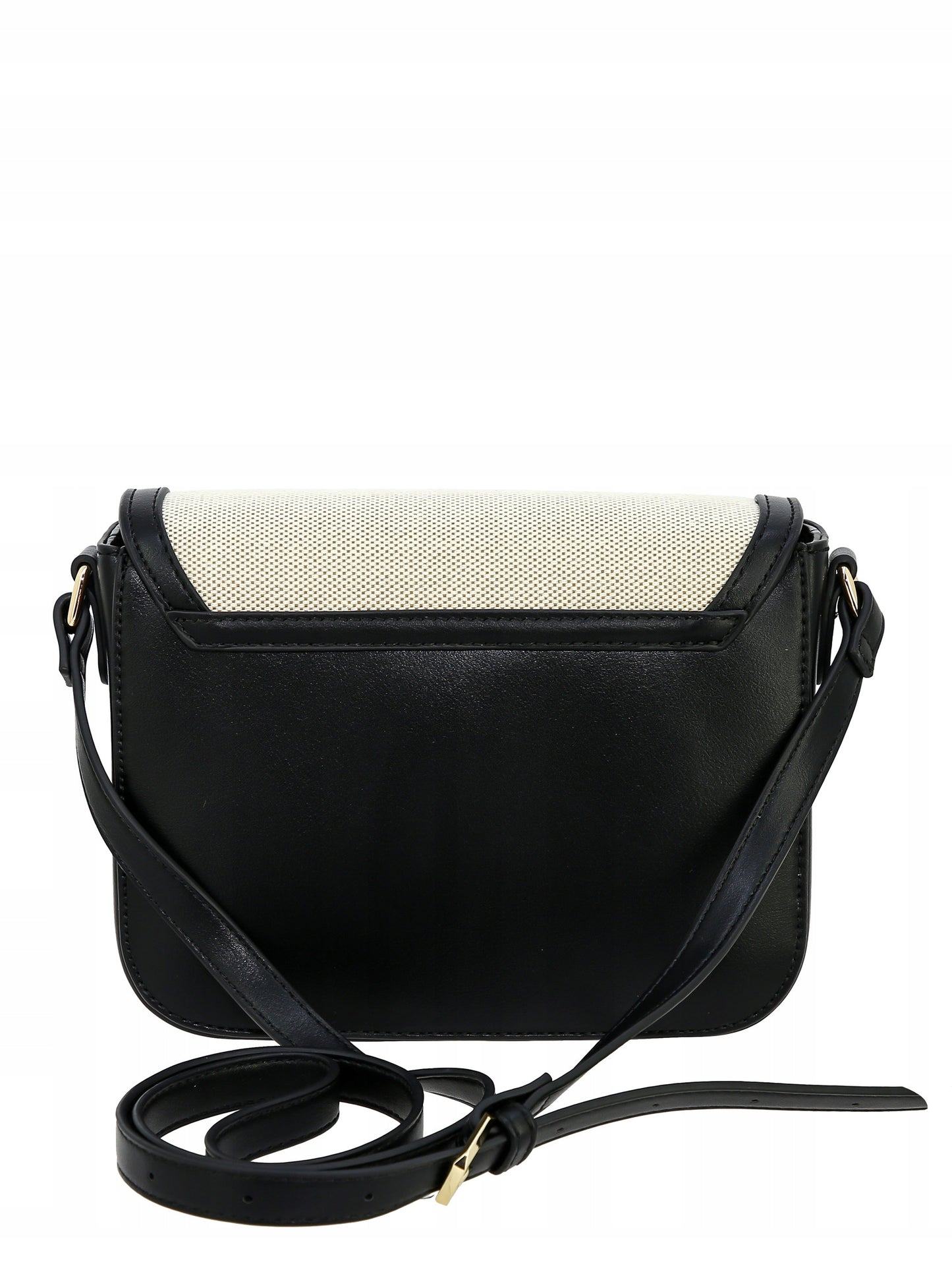 Torebka listonoszka David Jones skóra ekologiczna, płótno