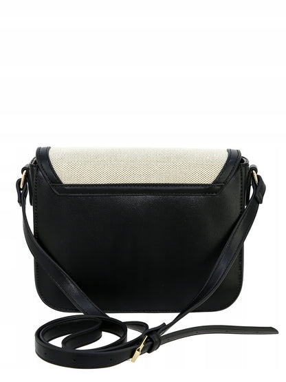 Torebka listonoszka David Jones skóra ekologiczna, płótno