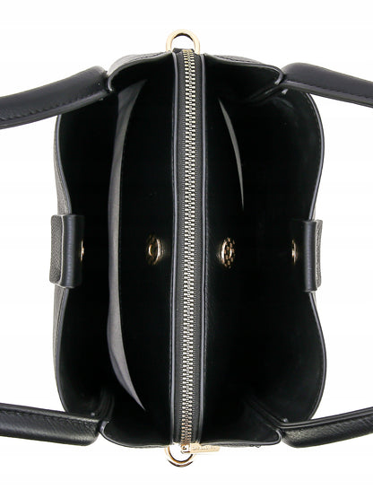 David Jones torebka damska klasyczna kuferek czarny