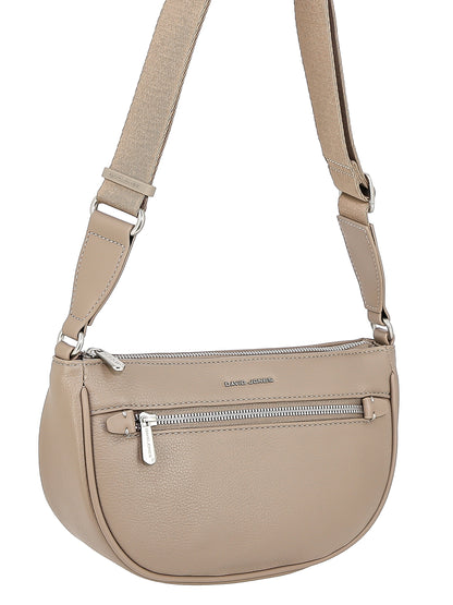 Torebka listonoszka damska David Jones skóra ekologiczna