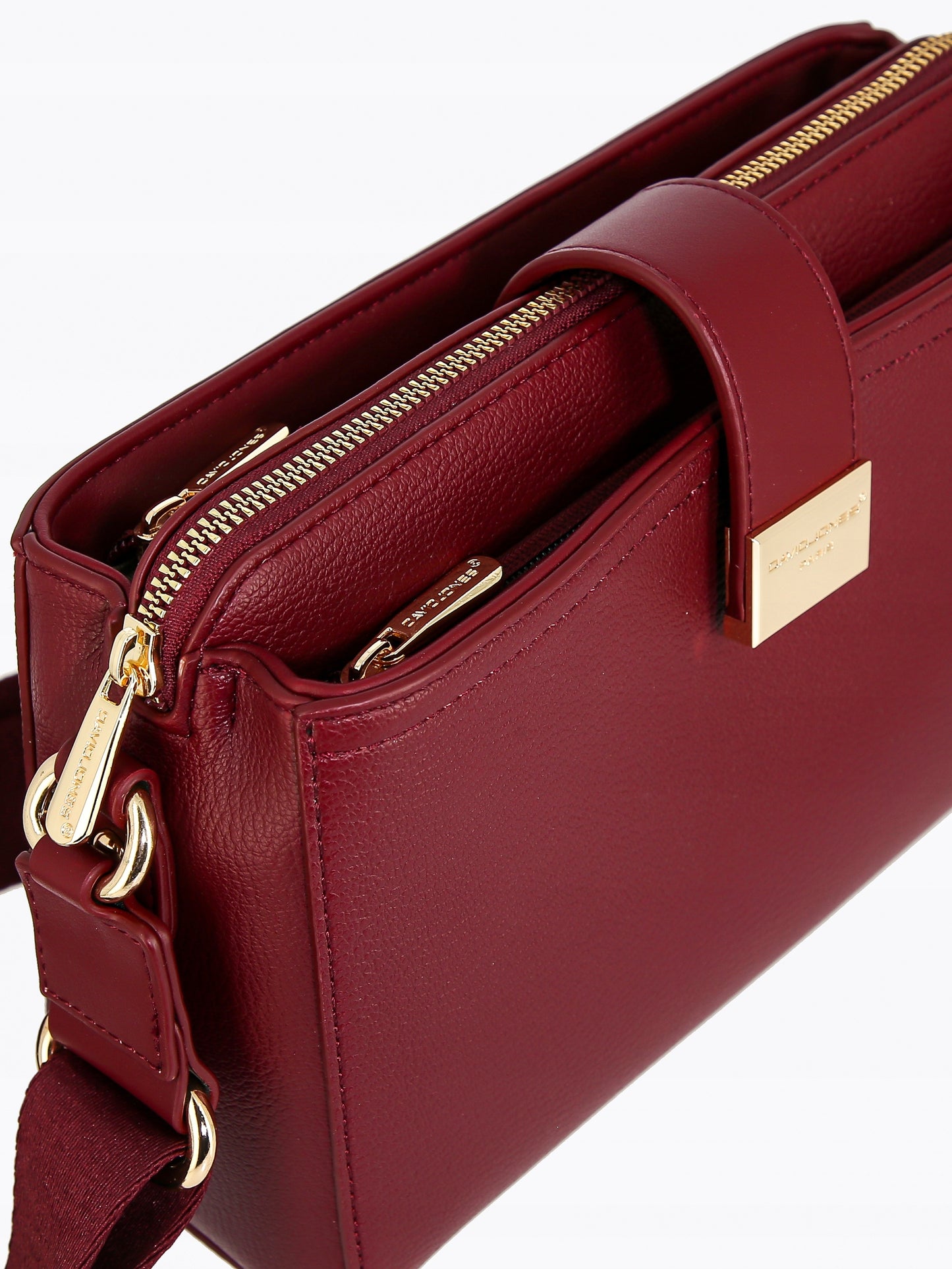 Torebka listonoszka damska David Jones skóra ekologiczna