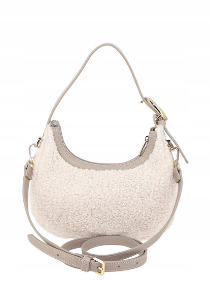 David Jones torebka damska na ramię mała sztuczne futro