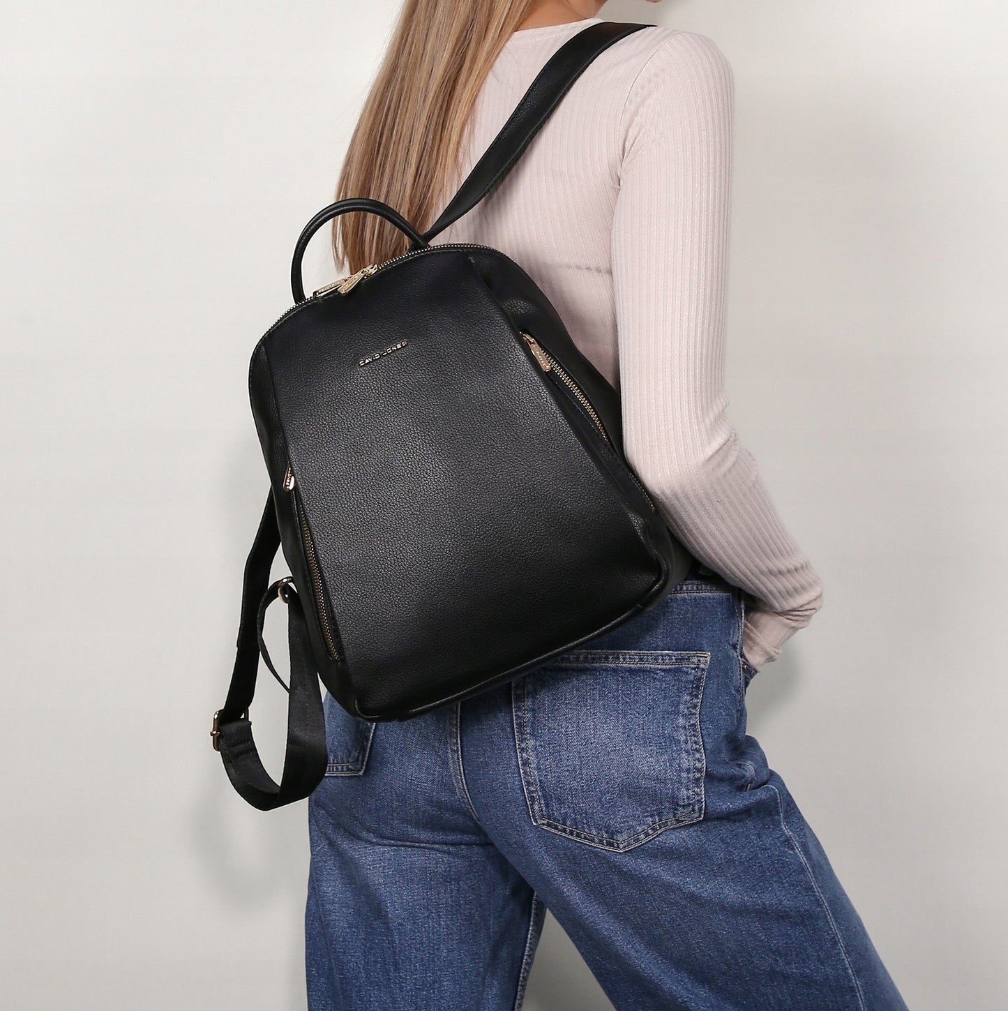 Plecak damski miejski David Jones skóra ekologiczna