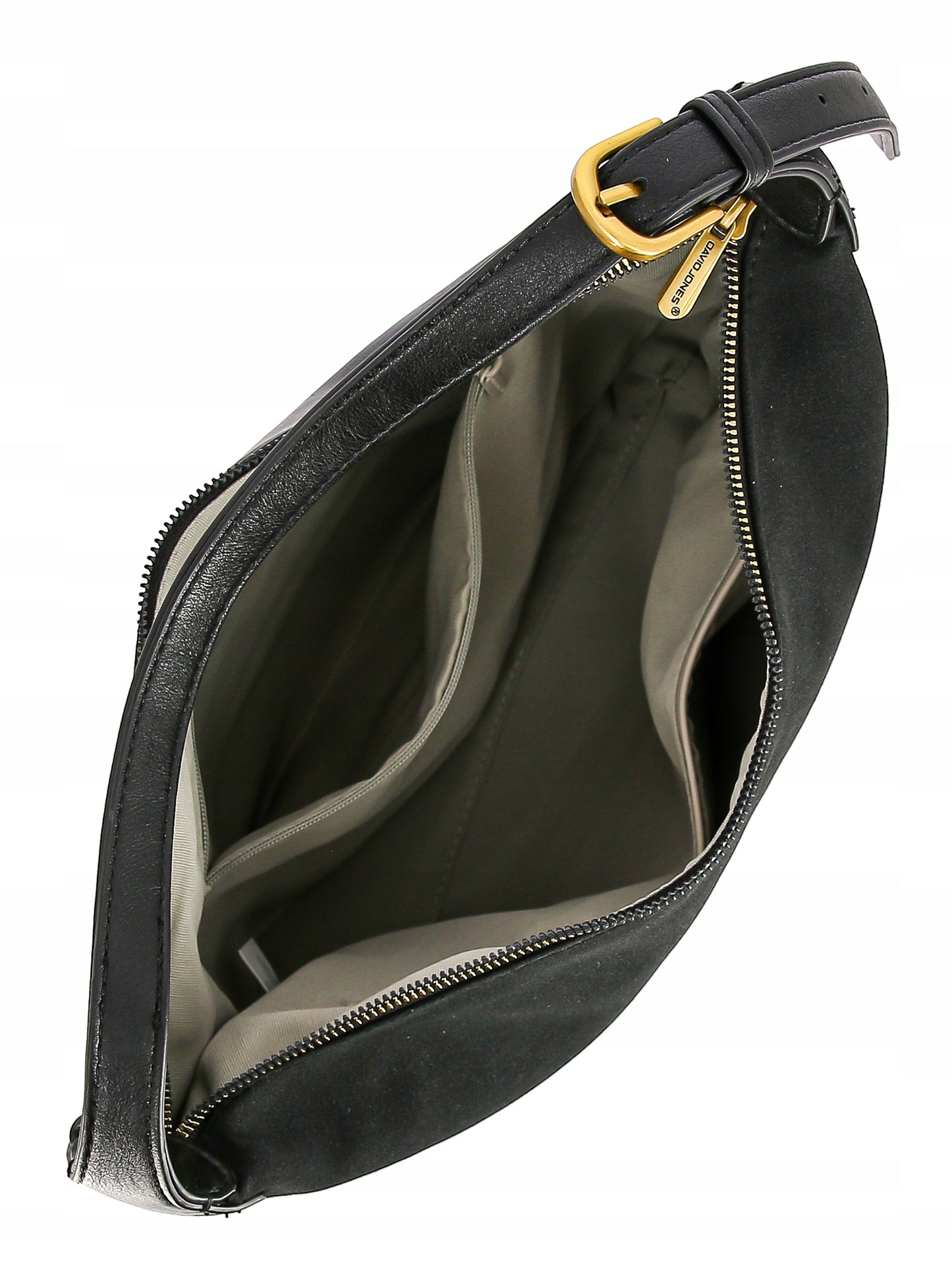 David Jones torebka damska na ramię skóra ekologiczna czarna