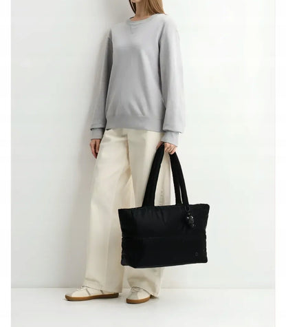 David Jones torebka damska shopper z nylonu czarna