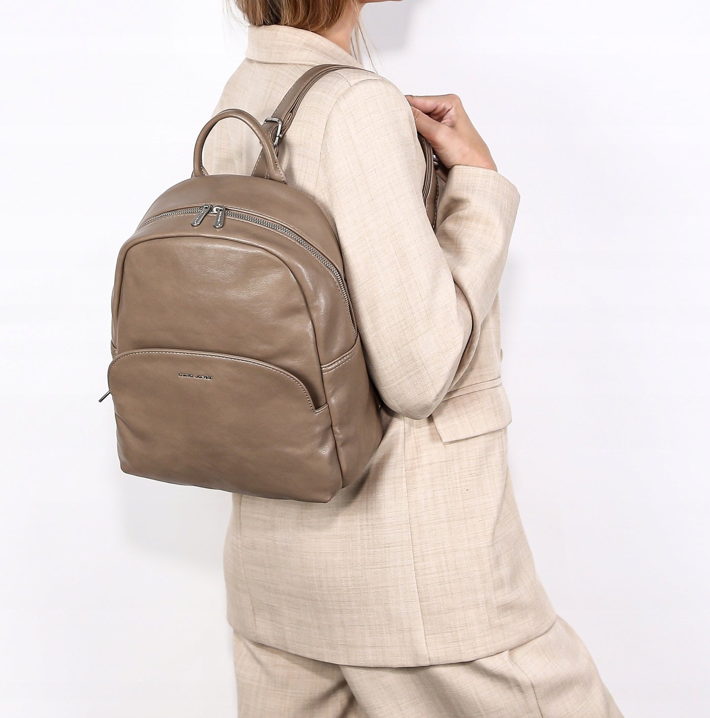 Plecak damski miejski David Jones skóra ekologiczna