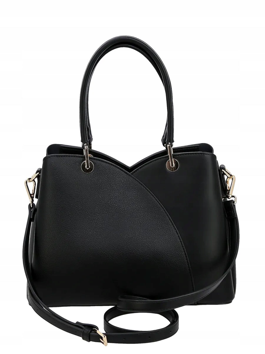 David Jones torebka damska klasyczna kuferek czarny