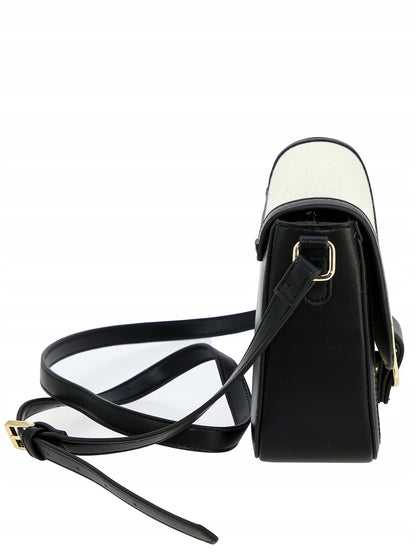 Torebka listonoszka David Jones skóra ekologiczna, płótno