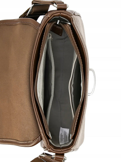 Torebka listonoszka damska David Jones skóra ekologiczna