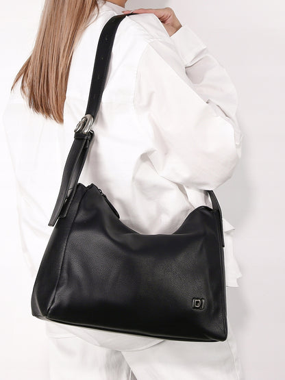 David Jones torebka damska na ramię skóra ekologiczna czarna