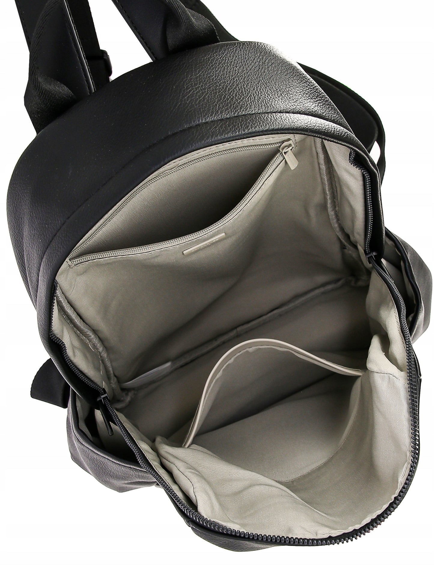 Plecak damski miejski David Jones skóra ekologiczna czarny