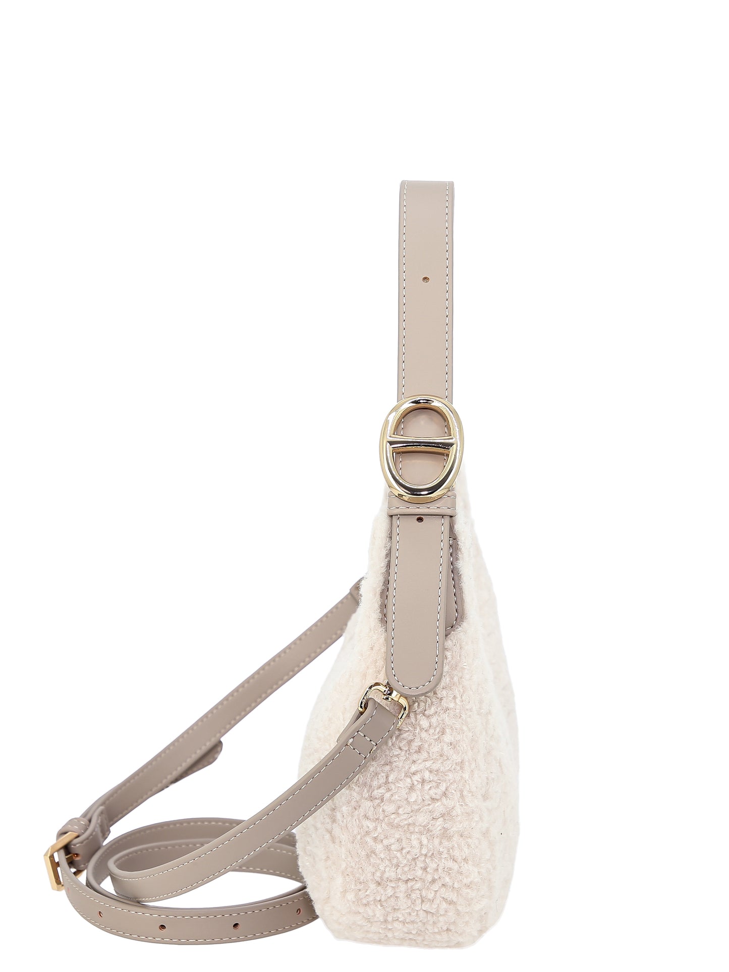 David Jones torebka damska na ramię mała sztuczne futro