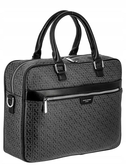 Herren-Aktentasche, geräumig für die Arbeit, geeignet für einen 14-Zoll-Laptop, David Jones 