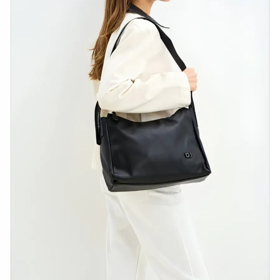 David Jones torebka damska na ramię skóra ekologiczna czarna