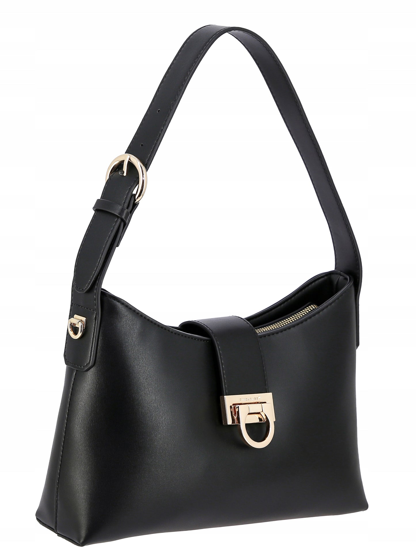 David Jones torebka damska na ramię skóra ekologiczna czarna