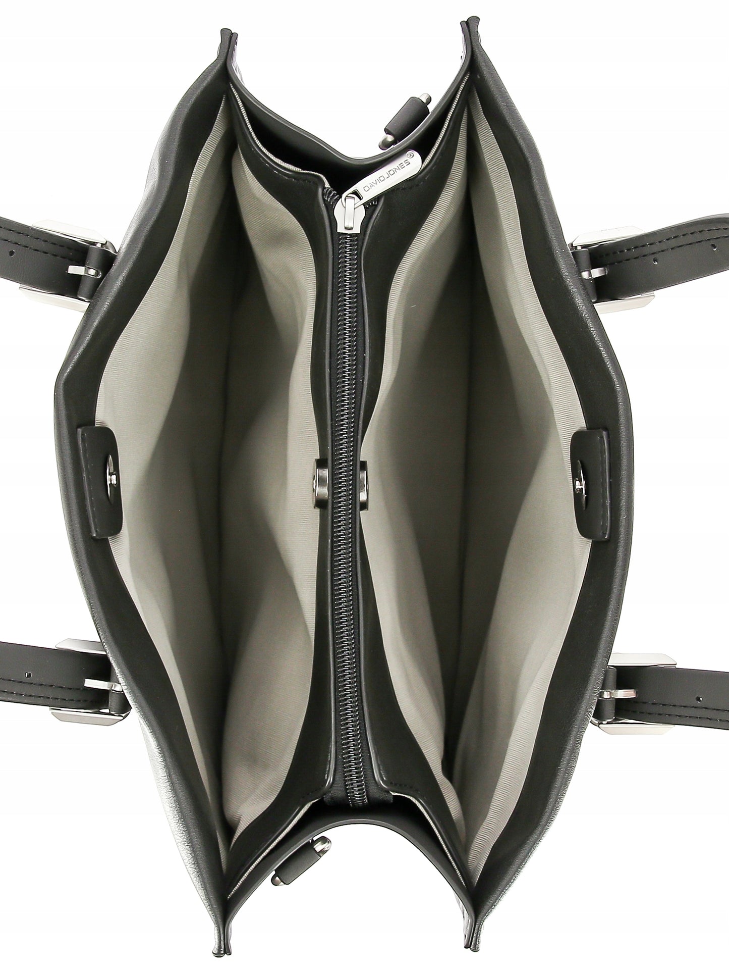 David Jones torebka damska klasyczna kuferek czarny