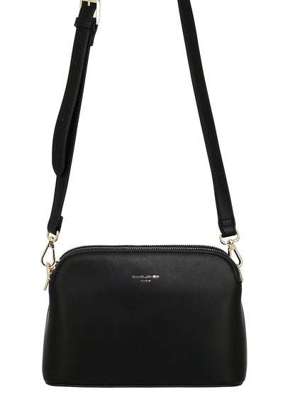 Dámská taška přes rameno David Jones, černá, umělá kůže 