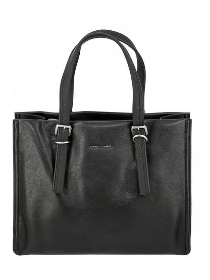 David Jones torebka damska klasyczna kuferek czarny