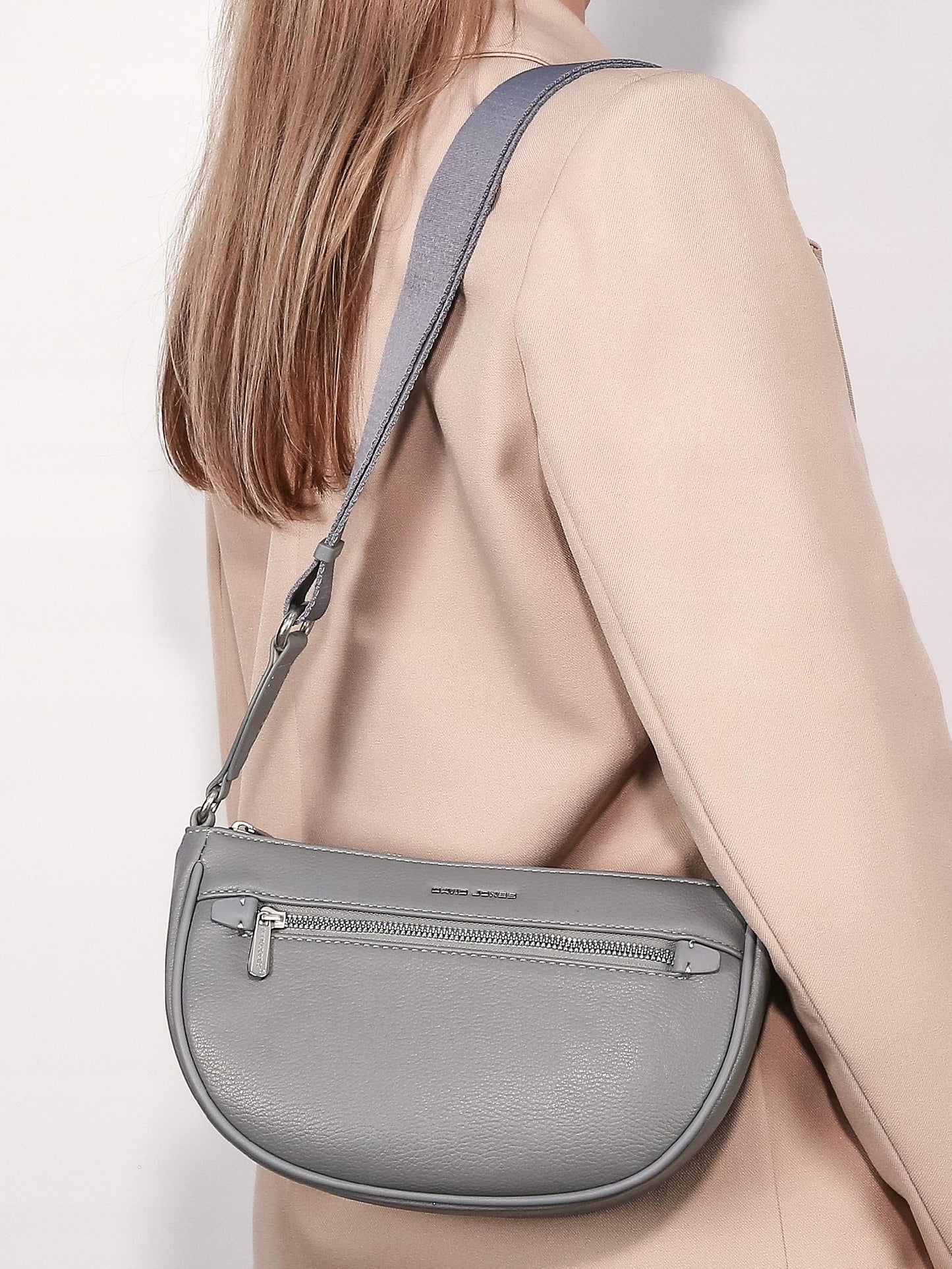 Torebka listonoszka damska David Jones skóra ekologiczna