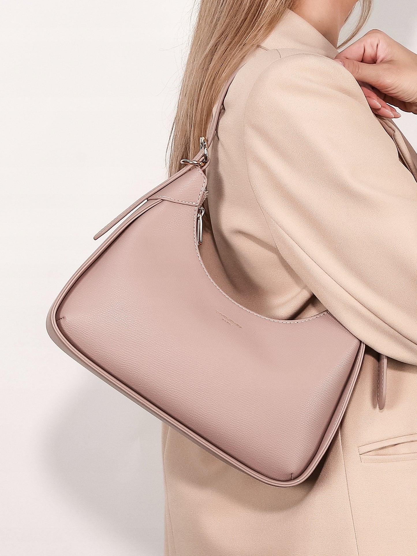 David Jones Damen-Schultertasche, Öko-Leder 