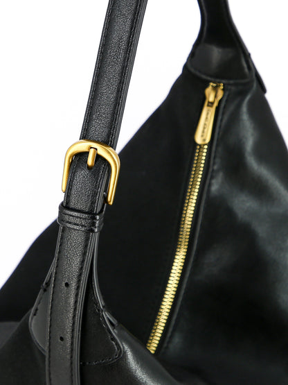 David Jones torebka damska na ramię skóra ekologiczna czarna