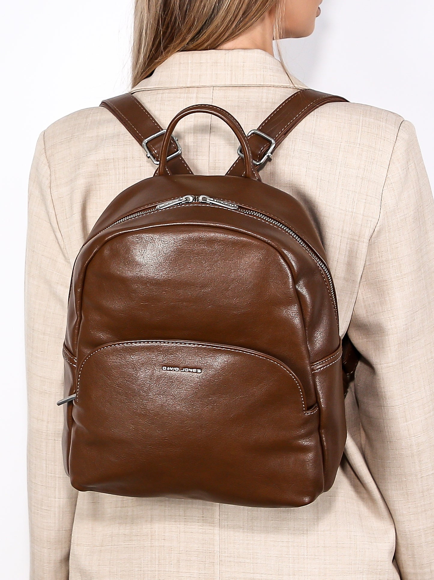 Plecak damski miejski David Jones skóra ekologiczna