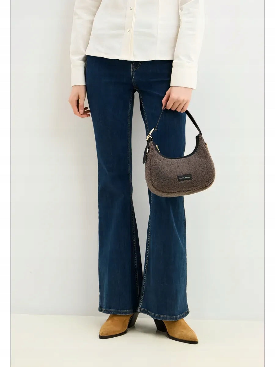 David Jones torebka damska na ramię mała sztuczne futro