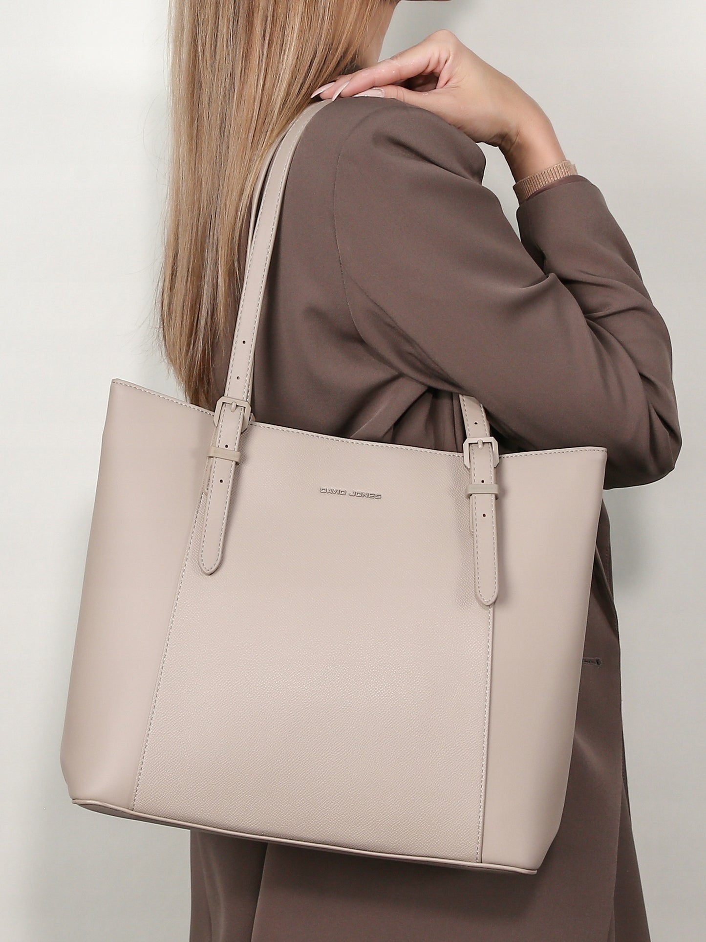 David Jones duża torebka damska na ramię Shopper A4