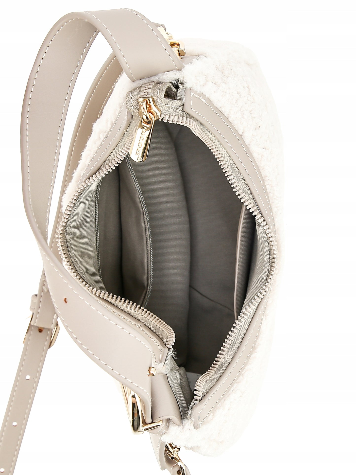 David Jones torebka damska na ramię mała sztuczne futro