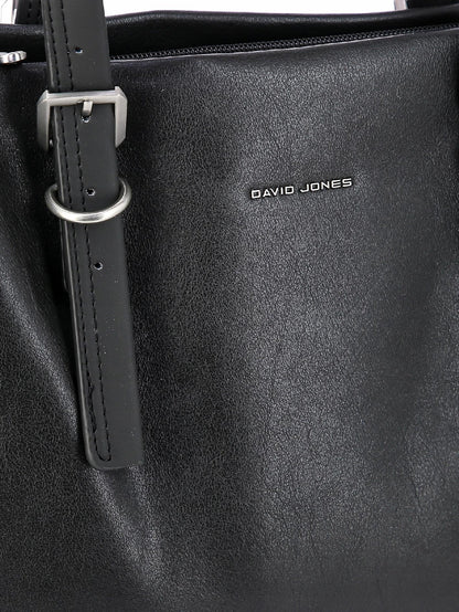 David Jones torebka damska klasyczna kuferek czarny