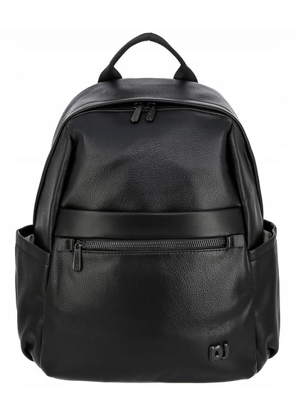 Plecak damski miejski David Jones skóra ekologiczna czarny