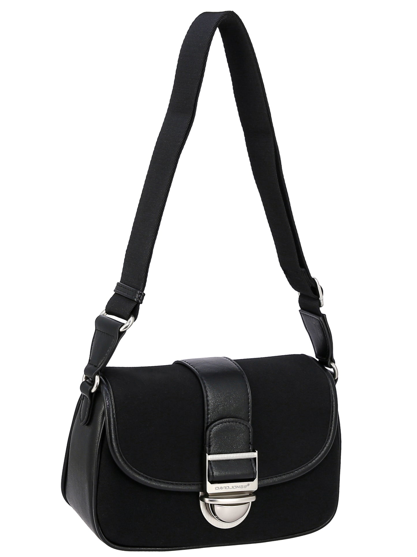 Dámská taška přes rameno David Jones, černá, z umělé kůže 