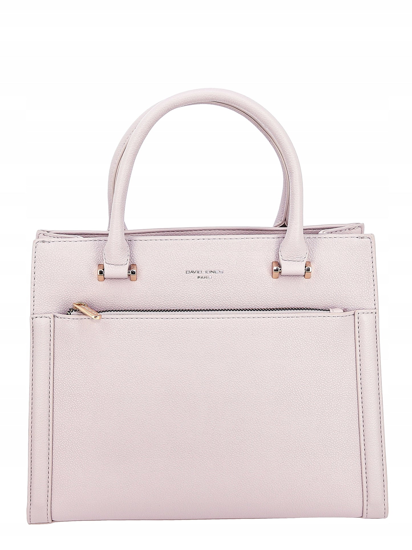 David Jones torebka damska klasyczna kuferek kość słoniowa