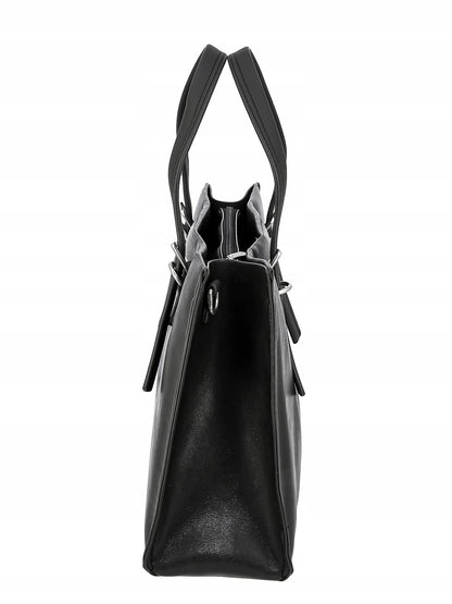 David Jones torebka damska klasyczna kuferek czarny