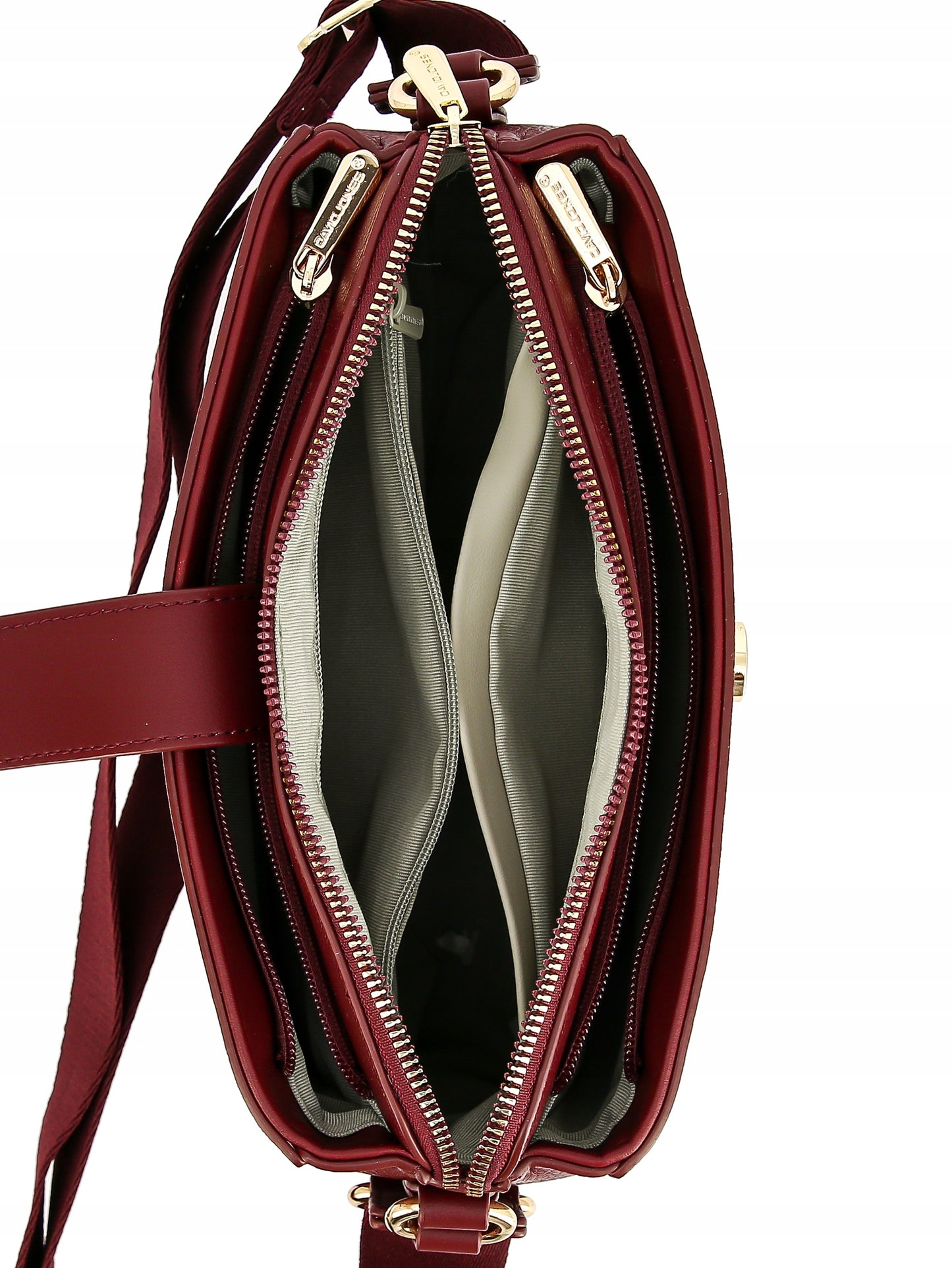 Torebka listonoszka damska David Jones skóra ekologiczna