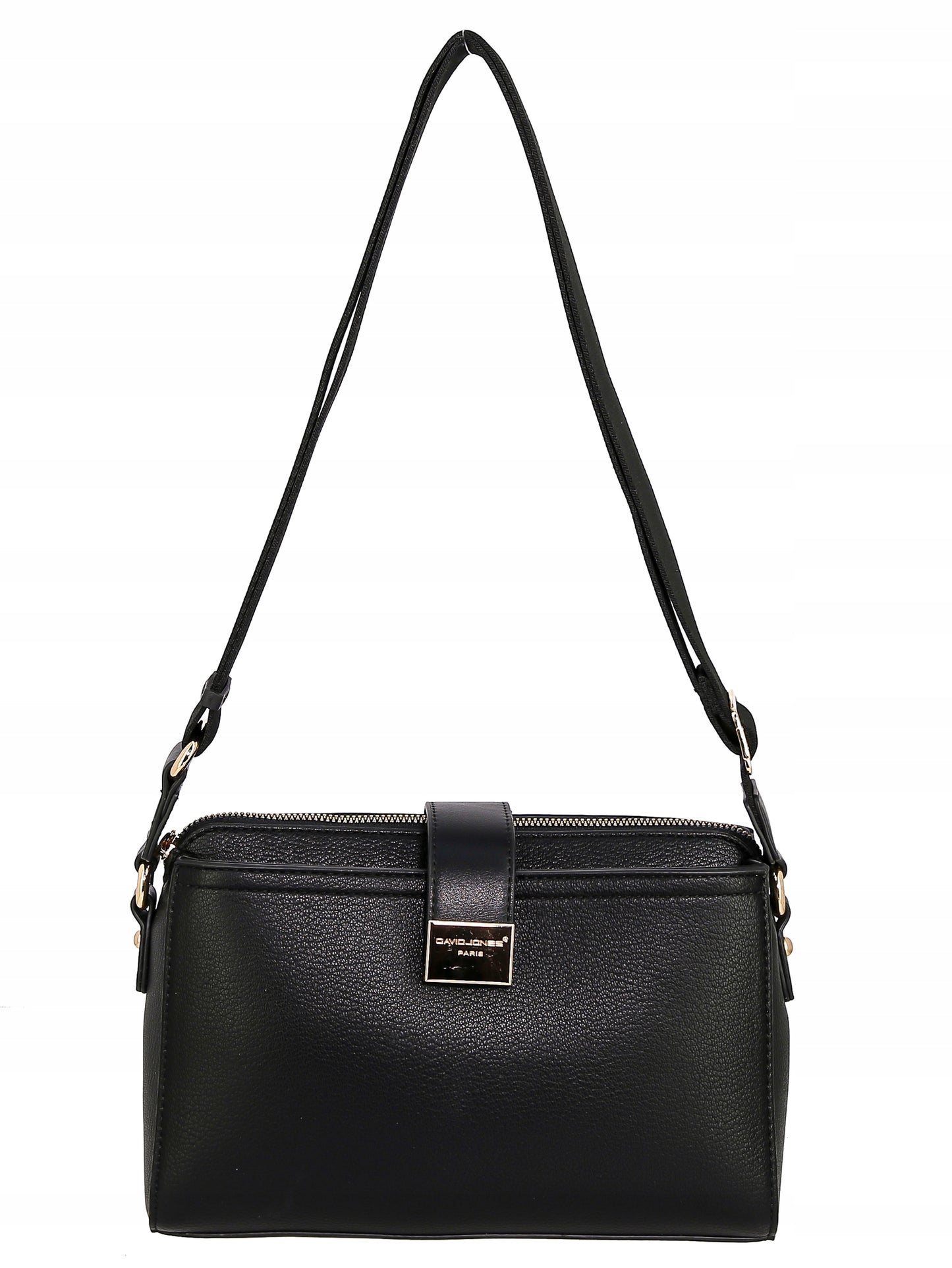 Dámská taška přes rameno David Jones, černá, z umělé kůže 