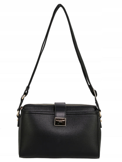 Dámská taška přes rameno David Jones, černá, z umělé kůže 