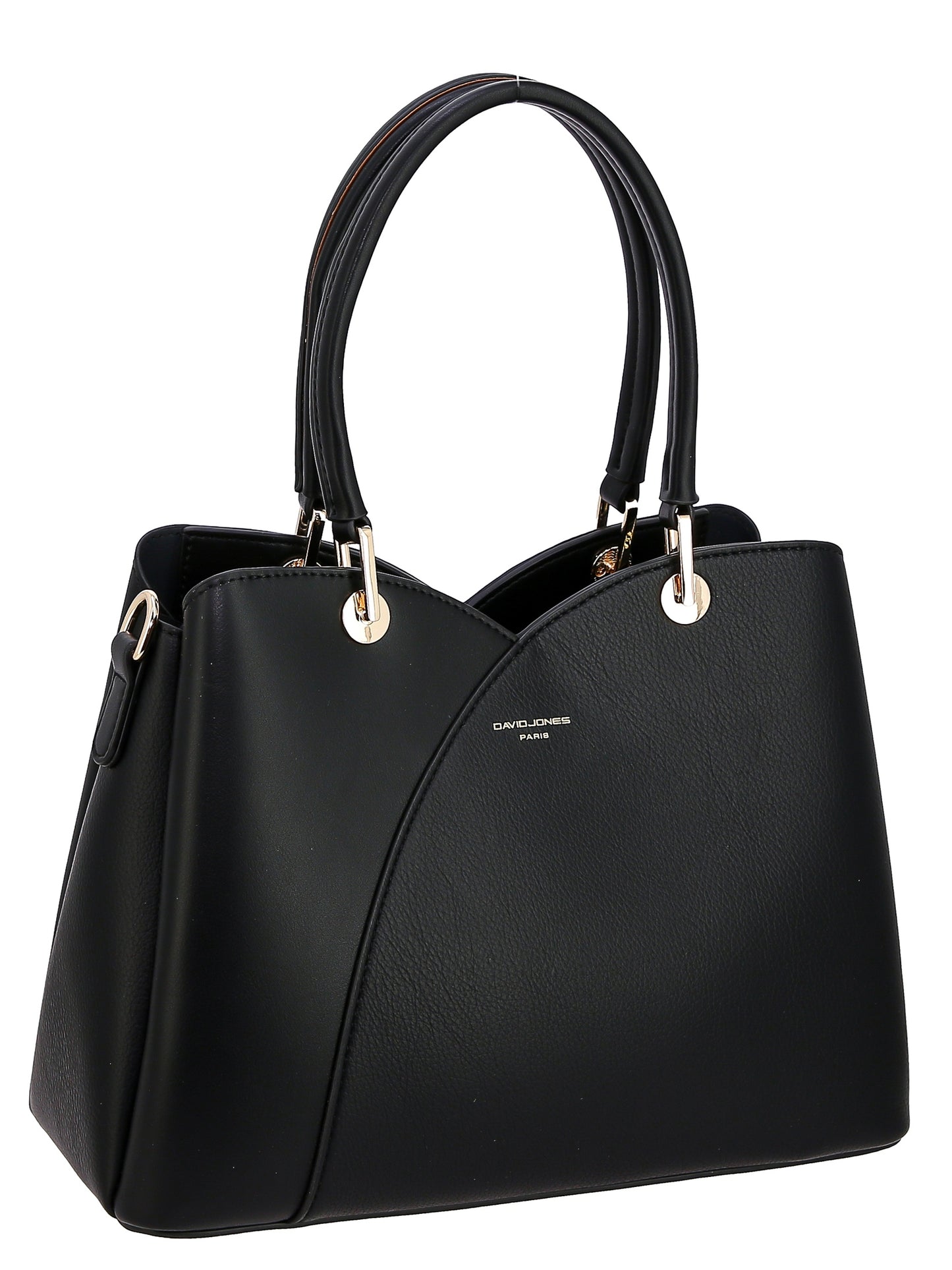 David Jones torebka damska klasyczna kuferek czarny